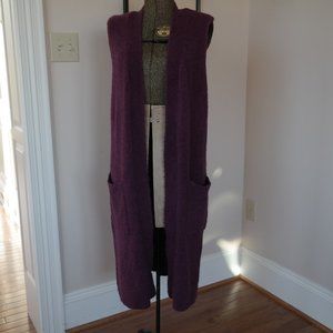Echo Purple Cardigan Vest